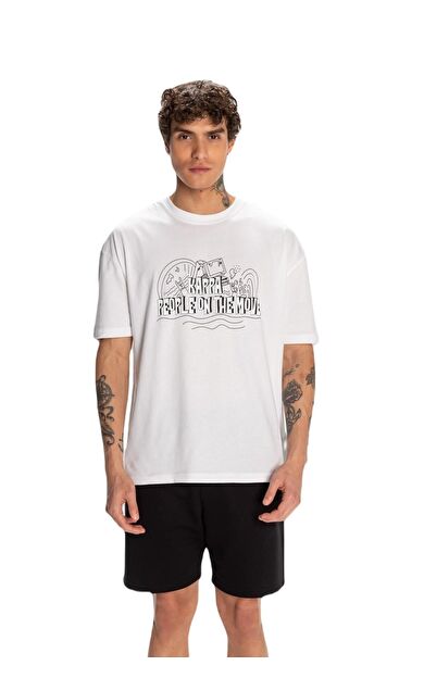 Kappa 321W7VW001 Logo Fred Erkek Spor Tişört