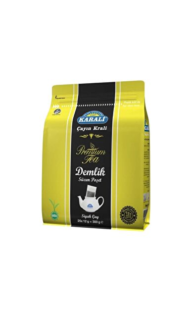 Karali Çay Premium Demlik Poşet Siyah Çay 25 X 12 Gr