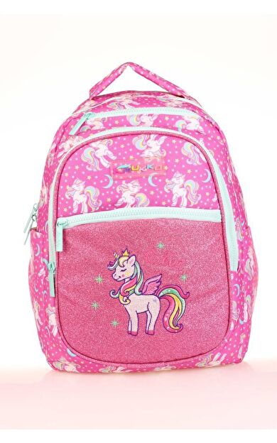 Kaukko Kids Sırt Çantası Simli Nakışlı Unicorn L5140