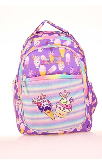 Kaukko Kids Sırt Çantası Simli Nakışlı Ice Cream L5141
