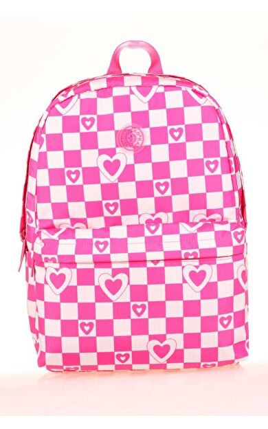 Kaukko Nature Sırt Çantası Pink Heart K1714