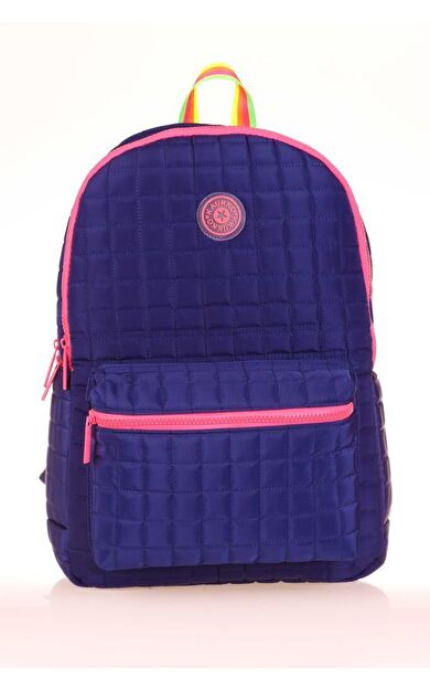 Kaukko Quilted Sırt Çantası Navy Blue K1773