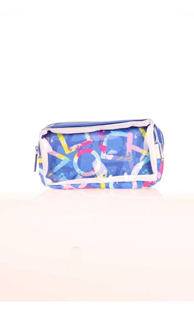 Kaukko Transparent Spring Kalem Çantası Blue PS K2604