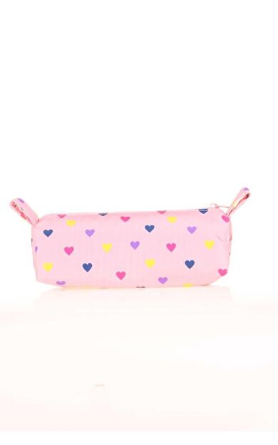Kaukko Triangle Punch Kalem Çantası Pink K2580