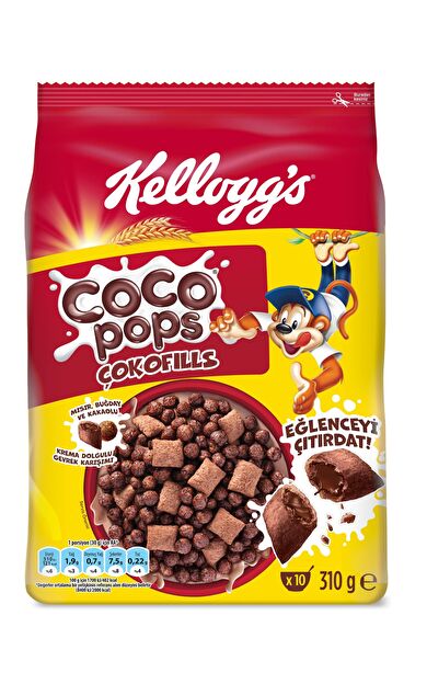 Coco Pops Çokofills Kakaolu Krema Dolgulu Tahıl Gevreği 310 Gr