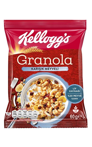 Kellogg's Karışık Meyveli Granola 60 Gr