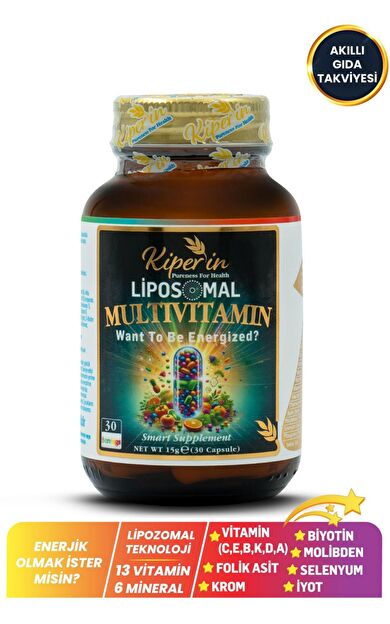 Kiperin Multivitamin Lipozomal 30 Kapsül