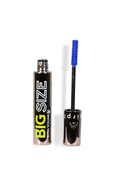 Kirpi Cosmetics Big Size Extra Volume Maskara 12 ml - Mavi - Uzun ve Dolgun Kirpikler
