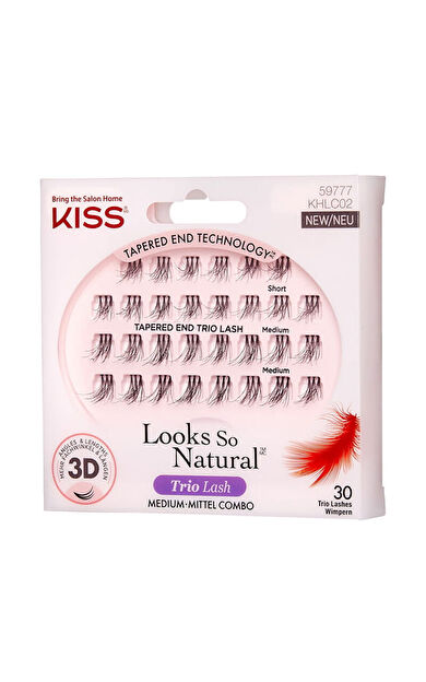 Kiss Looks So Natural Trio Lash Tekli Takma Kirpik Lavishs 59777
