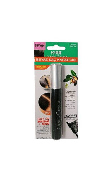 Kiss Quick Cover Beyaz Kapatıcı Rimel Siyah 7g