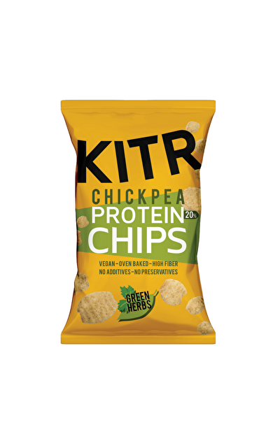 KITR Sebze Yeşillikleri Çeşnili Yüksek Proteinli Nohut Cipsi 50g