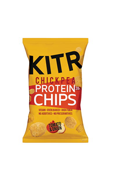 KITR Domates ve Soğan Çeşnili Yüksek Proteinli Nohut Cipsi 50g