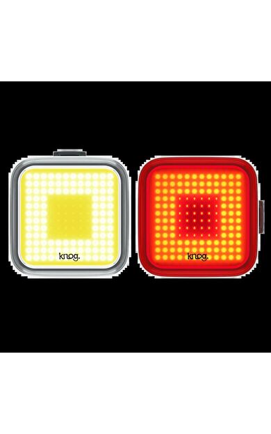Knog Blinder Square Twinpack Usb Şarjlı Ön Arka Bisiklet Aydınlatma Seti 200 Lümen FST-415
