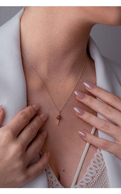 Kolyecik 14 Ayar Altın Anahtar Kolye