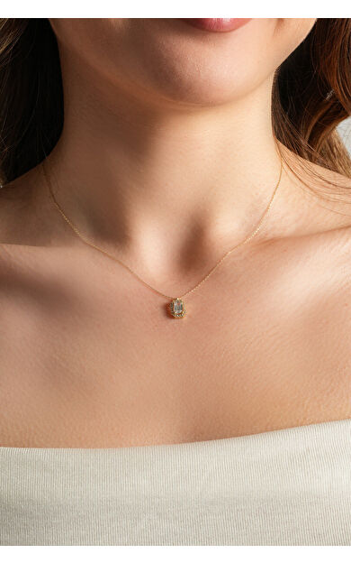 Kolyecik 14 Ayar Altın Baget Kolye