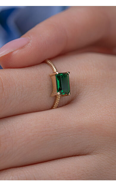 Kolyecik 14 Ayar Altın Baget Yüzük