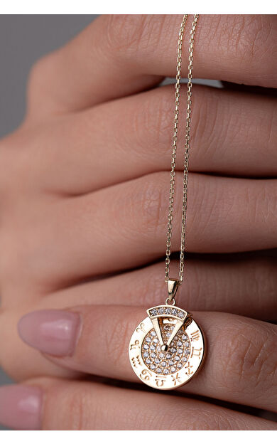 Kolyecik 14 Ayar Altın Burç Kolye