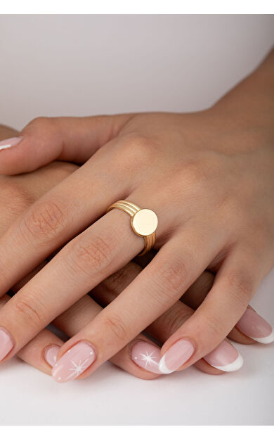 Kolyecik 14 Ayar Altın Burgu Yüzük