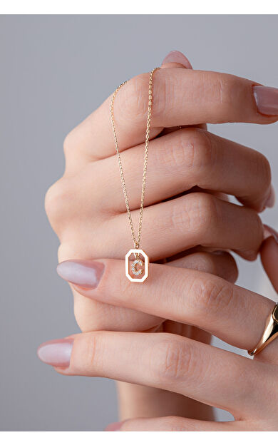 Kolyecik 14 Ayar Altın C Harf Kolye