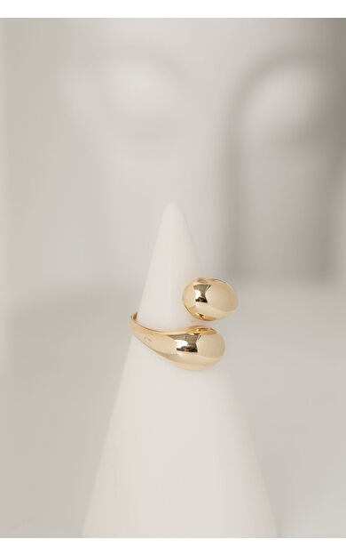 Kolyecik 14 Ayar Altın Damla Yüzük