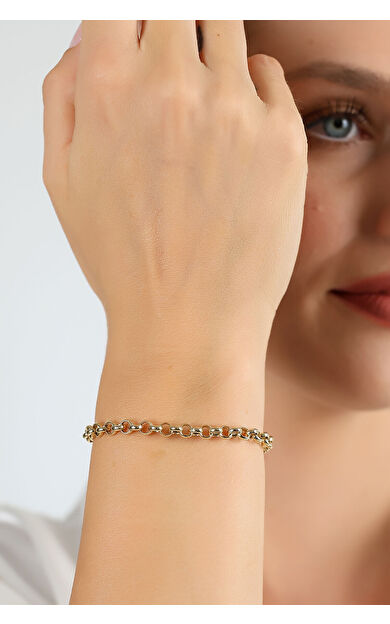 Kolyecik 14 Ayar Altın Doch Zincir Bileklik