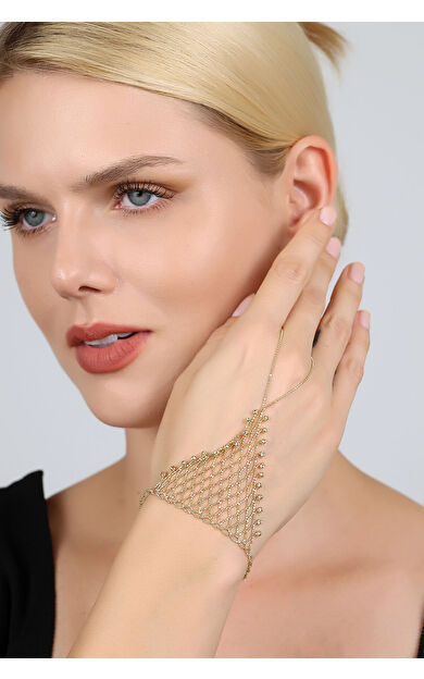 Kolyecik 14 Ayar Altın Dorika Örgülü Tasarım Şahmeran