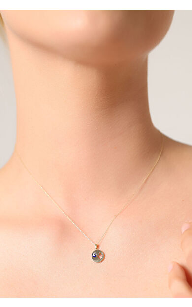 Kolyecik 14 Ayar Altın El Kolye