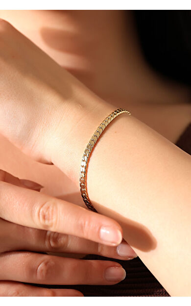 Kolyecik 14 Ayar Altın Gurmet Bileklik