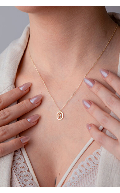 Kolyecik 14 Ayar Altın H Harf Kolye