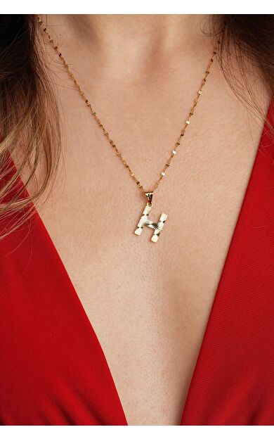 Kolyecik 14 Ayar Altın Yuvarlak Taşlı Kolye Ucu