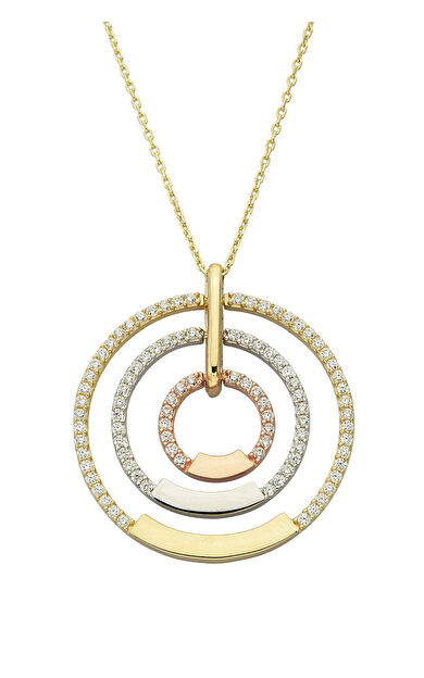 Kolyecik 14 Ayar Altın Halka Kolye