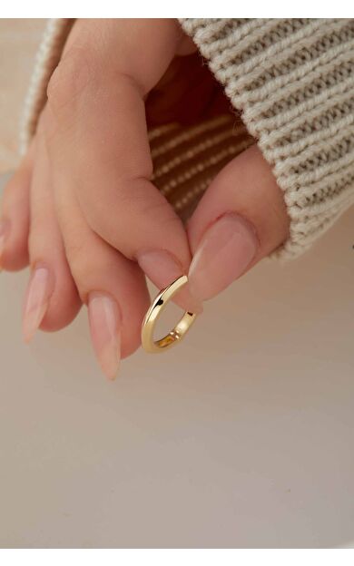 Kolyecik 14 Ayar Altın Halka Küpe