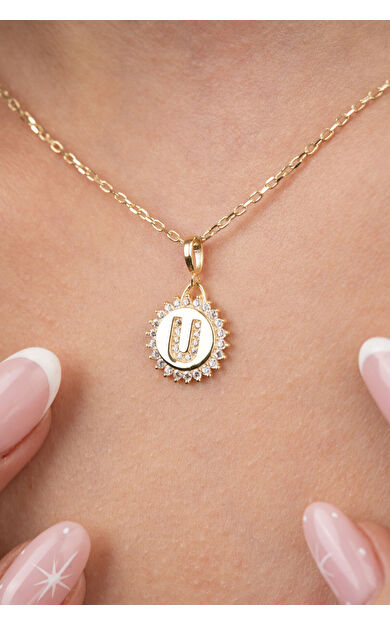 Kolyecik 14 Ayar Altın Harf Kolye