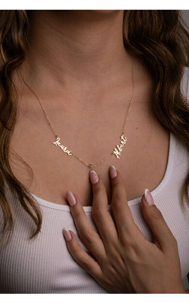 Kolyecik 14 Ayar Altın İsimli Kolye