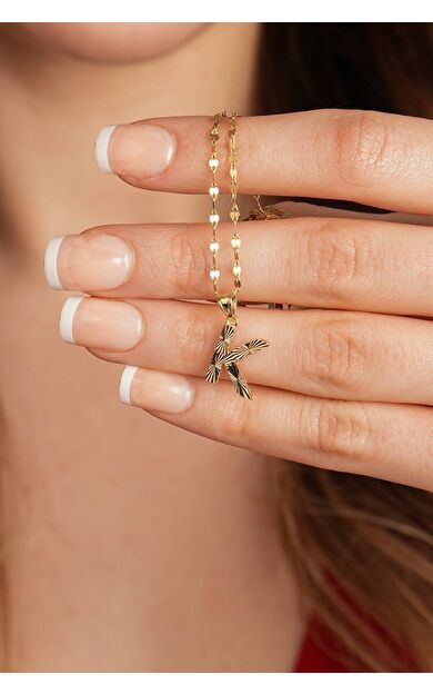 Kolyecik 14 Ayar Altın Yin Yang Kolye Ucu