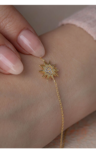 Kolyecik 14 Ayar Altın Kalp Bileklik