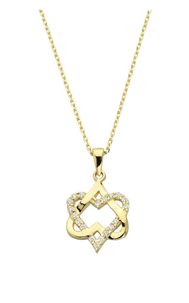 Kolyecik 14 Ayar Altın Kalp Kolye