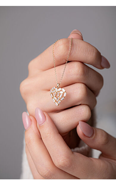 Kolyecik 14 Ayar Altın Kalp Kolye