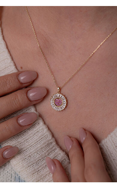 Kolyecik 14 Ayar Altın Kalp Kolye