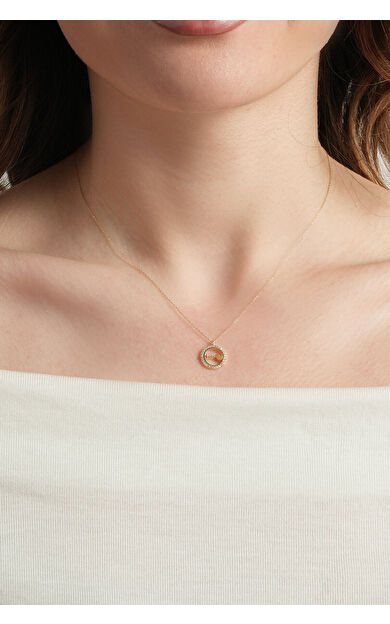 Kolyecik 14 Ayar Altın Kalp Ritim Kolye