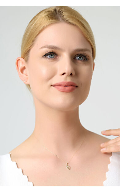 Kolyecik 14 Ayar Altın Kanat Kolye