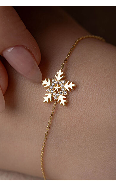 Kolyecik 14 Ayar Altın Kartanesi Bileklik