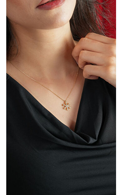 Kolyecik 14 Ayar Altın Kartanesi Kolye