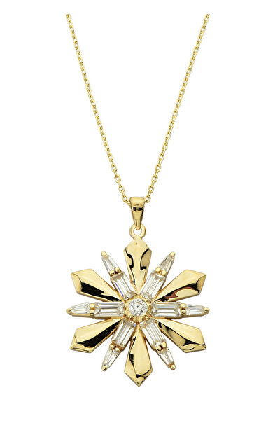 Kolyecik 14 Ayar Altın Kartanesi Kolye