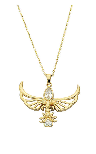 Kolyecik 14 Ayar Altın Anka Kuşu Kolye