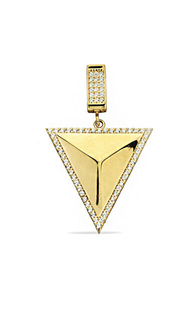 Kolyecik 14 Ayar Altın Piramit Kolye Ucu
