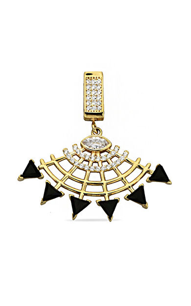 Kolyecik 14 Ayar Altın Yelpaze Kolye Ucu