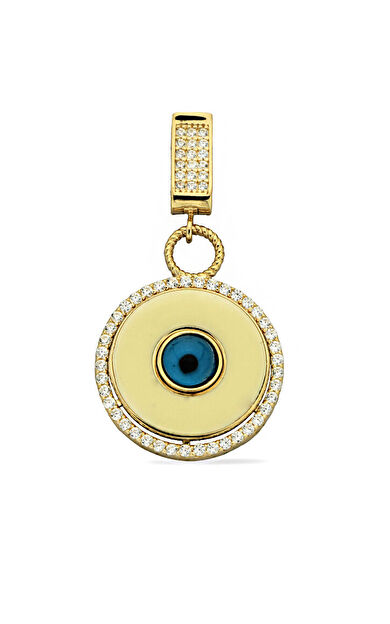 Kolyecik 14 Ayar Altın Göz Kolye Ucu