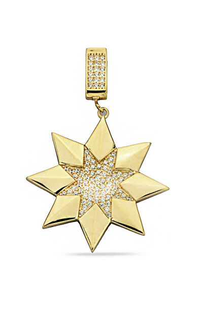 Kolyecik 14 Ayar Altın Yıldız Kolye Ucu