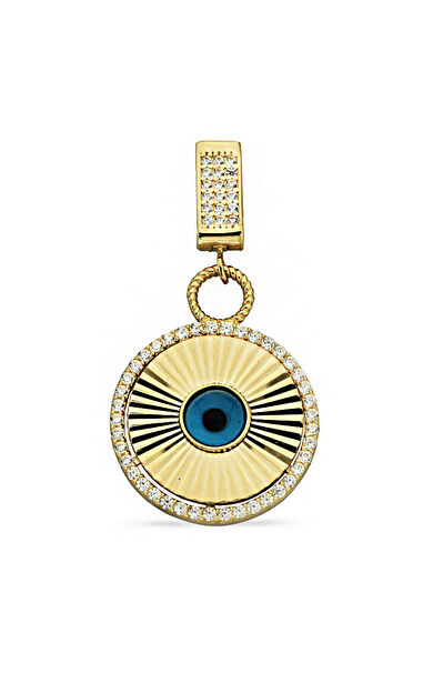 Kolyecik 14 Ayar Altın Göz Kolye Ucu